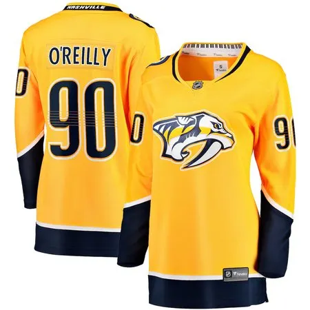 Women's Nashville Predators #90 Ryan O'Reilly  Gold Jersey