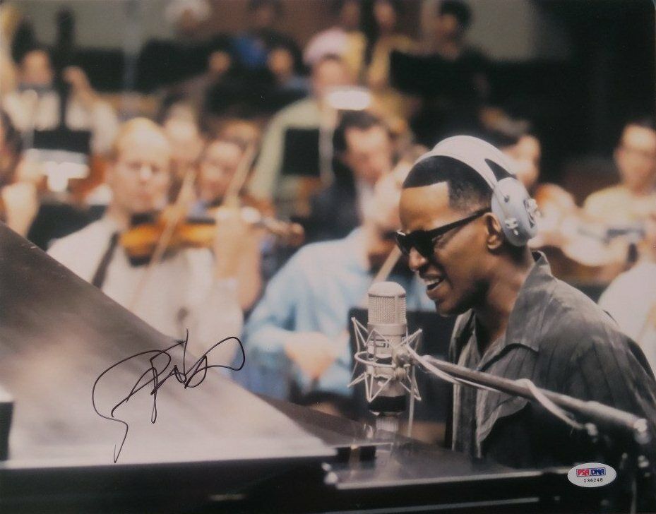 Jamie Foxx Signed RAY Authentic Autographed 11x14 Photo Poster painting PSA/DNA #I36248