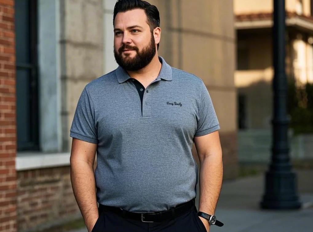 color fashion for big men