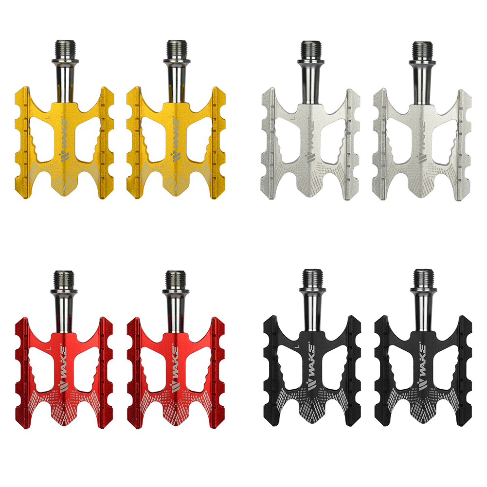 

Bike Pedal Sealed Bearing Aluminum Anti Slip MTB Road BMX Bicycle Pedals, Red, 501 Original