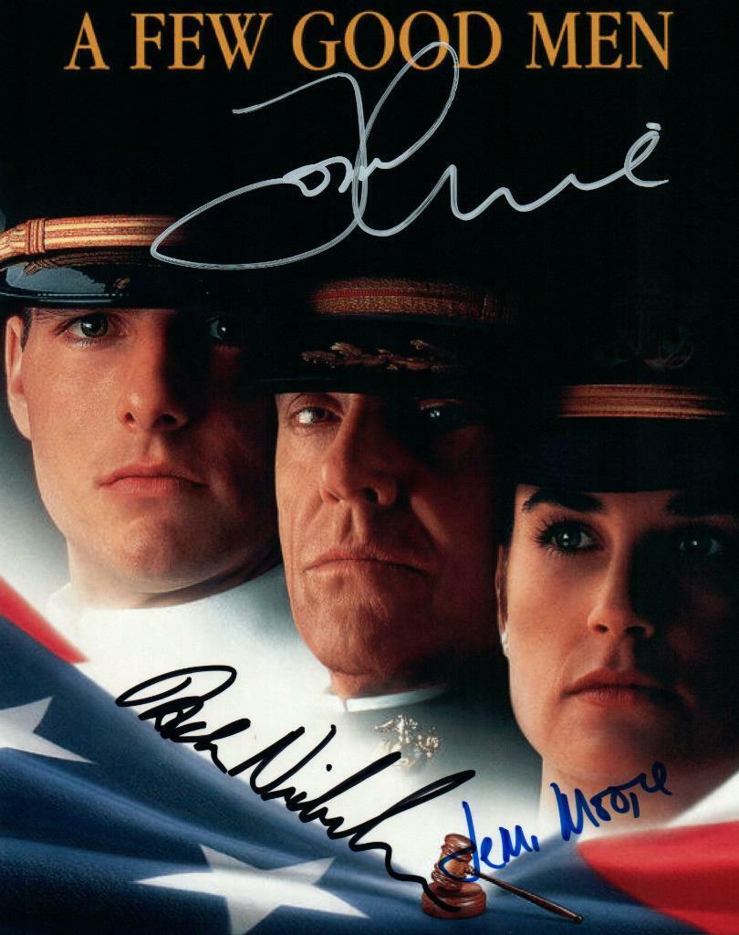 Demi Moore Jack Nicholson Tom Cruise signed 8x10 Picture Photo Poster painting autographed COA