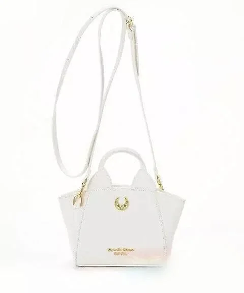 Black/White Sailor Moon Luna Artemis Handbag SP1711427