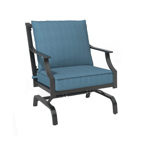 Outdoor Patio Seating Chair Metal Set of 2