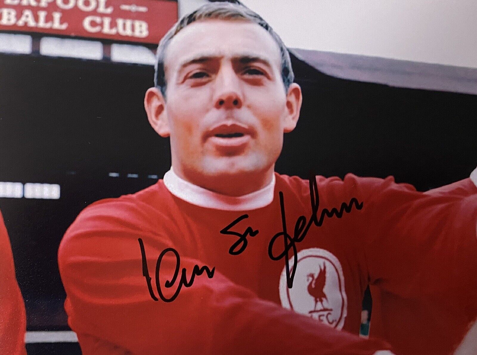 Ian St John Genuine Hand Signed Liverpool 6X4 Photo Poster painting 3