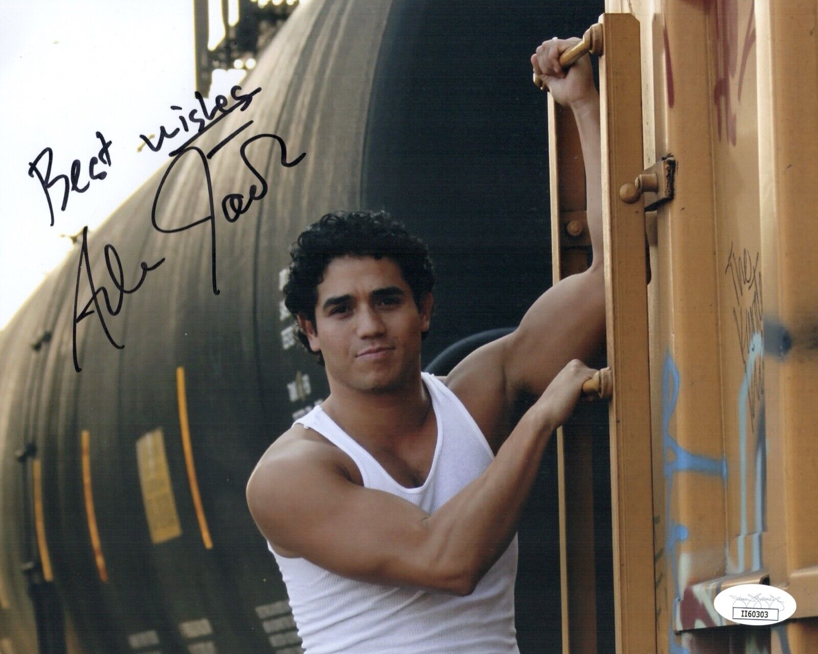 ADAM JACOBS Signed BROADWAY STAR Aladdin 8x10 Photo Poster painting Autograph JSA COA Cert