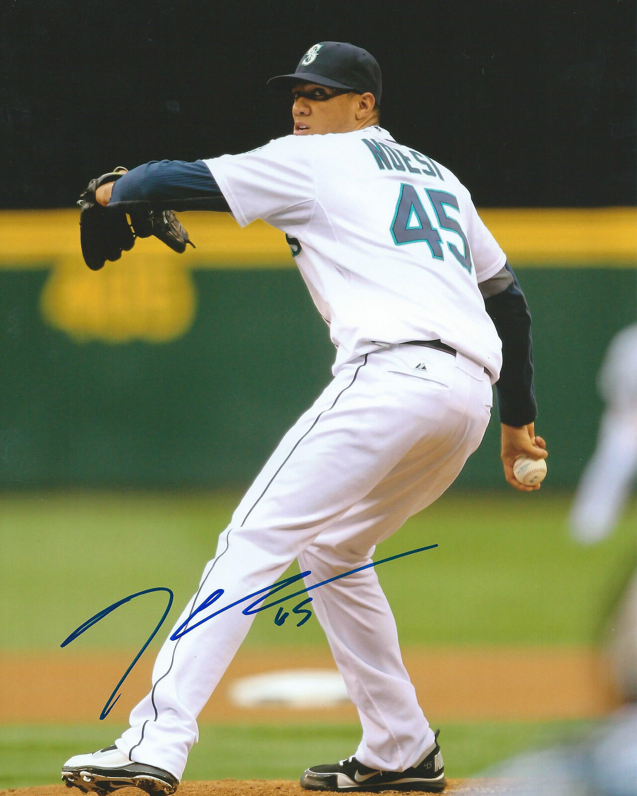 **GFA Seattle Mariners *HECTOR NOESI* Signed 8x10 Photo Poster painting H6 COA**