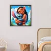 Disney stitch-plein diamant rond peinture-30 * 30cm