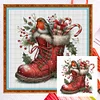 (US Local)Christmas-11CT Counted Cross Stitch Kit(40x40cm)