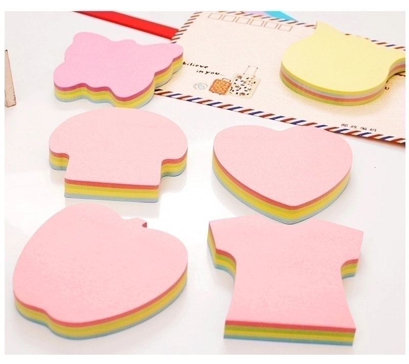 Cute Colorful Heart Multi-pattern Sticky Note Creative Student Stationary