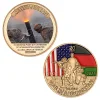 Military Collection Commemorative Coin Badge Afghanistan War Medal