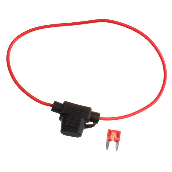 

Waterproof Power Socket Mini Blade Type In Line Fuse Holders With 10A Fuse, 501 Original