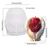 3D Angel Wing Flower Mould Silicone Wave Spiral Candle Mould Reusable Easy To Demold for Candles Soaps Crafts DIY Home Decor (Open Embrace)