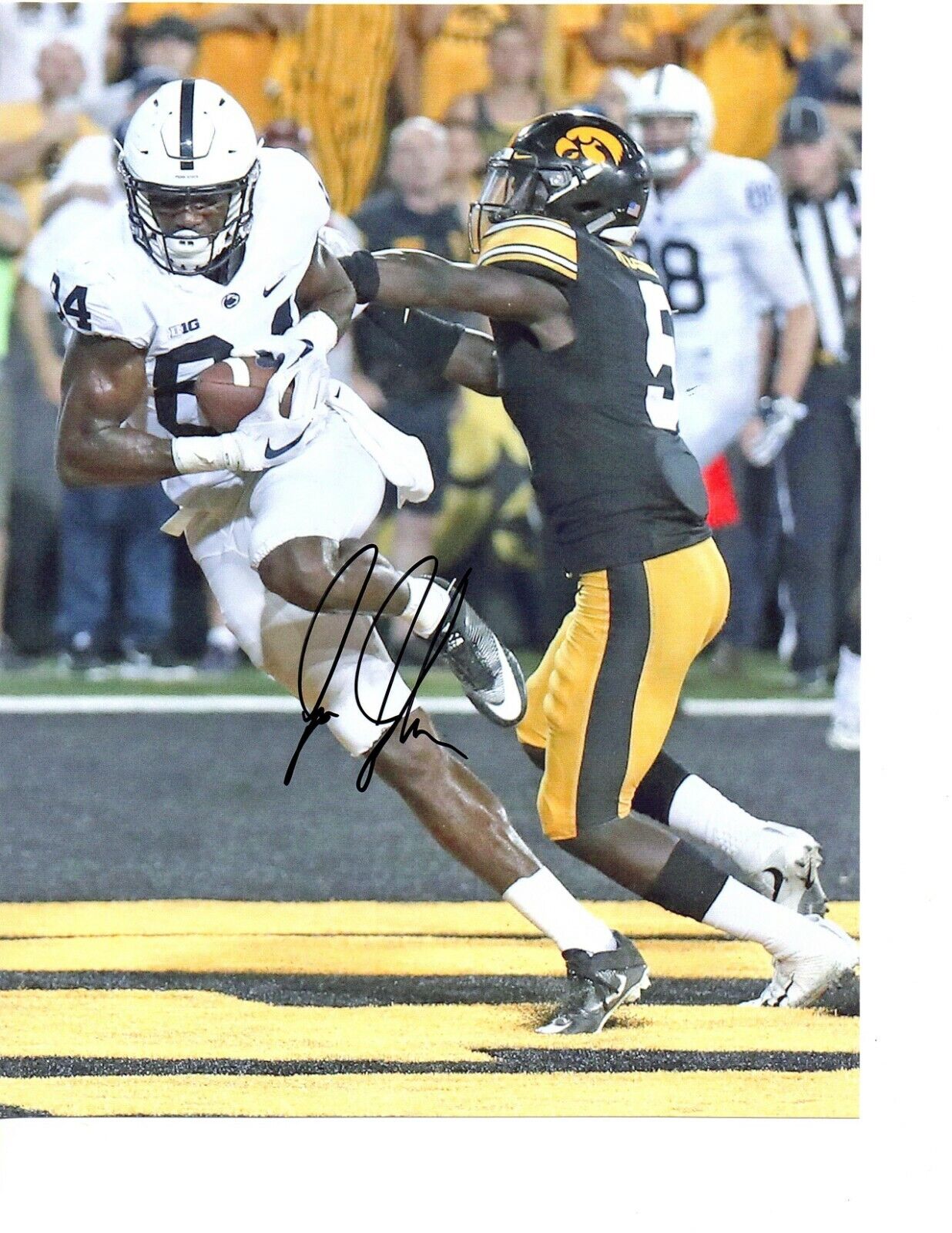 Juwan Johnson Penn State signed autographed 8x10 football Photo Poster painting Iowa GameWinner!