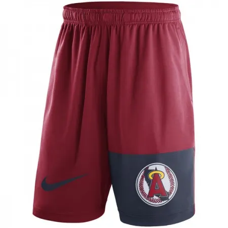 Men's Los Angeles Angels of Anaheim  Red Cooperstown Collection Dry Fly Shorts