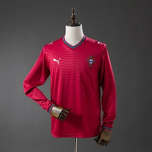 2026 Long Sleeve Portugal Home Football Shirt 1:1 Thai Quality