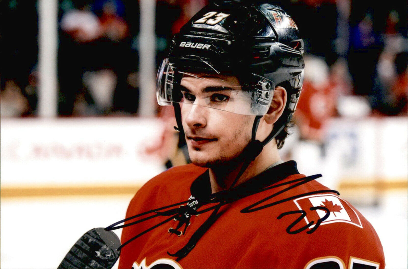 Sean Monahan SIGNED autographed 4x6 Photo Poster painting CALGARY FLAMES #5