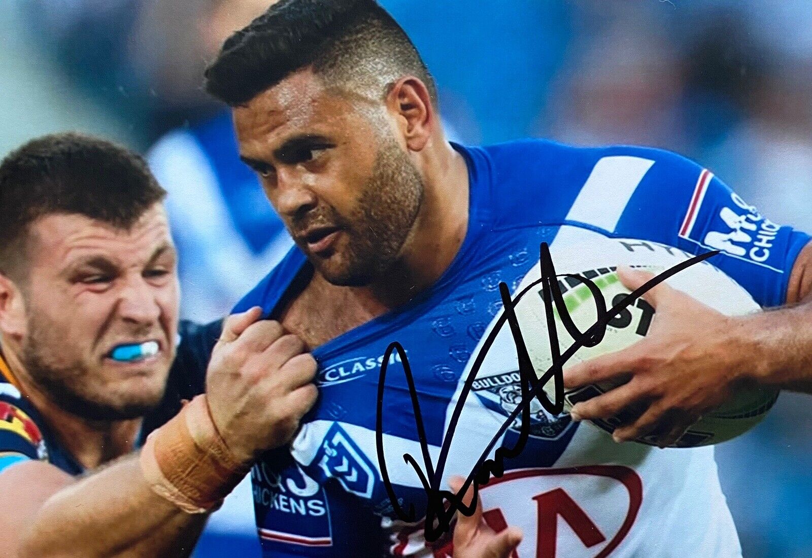 Rhyse Martin Genuine Hand Signed 6X4 Photo Poster painting - Canterbury Bulldogs 4