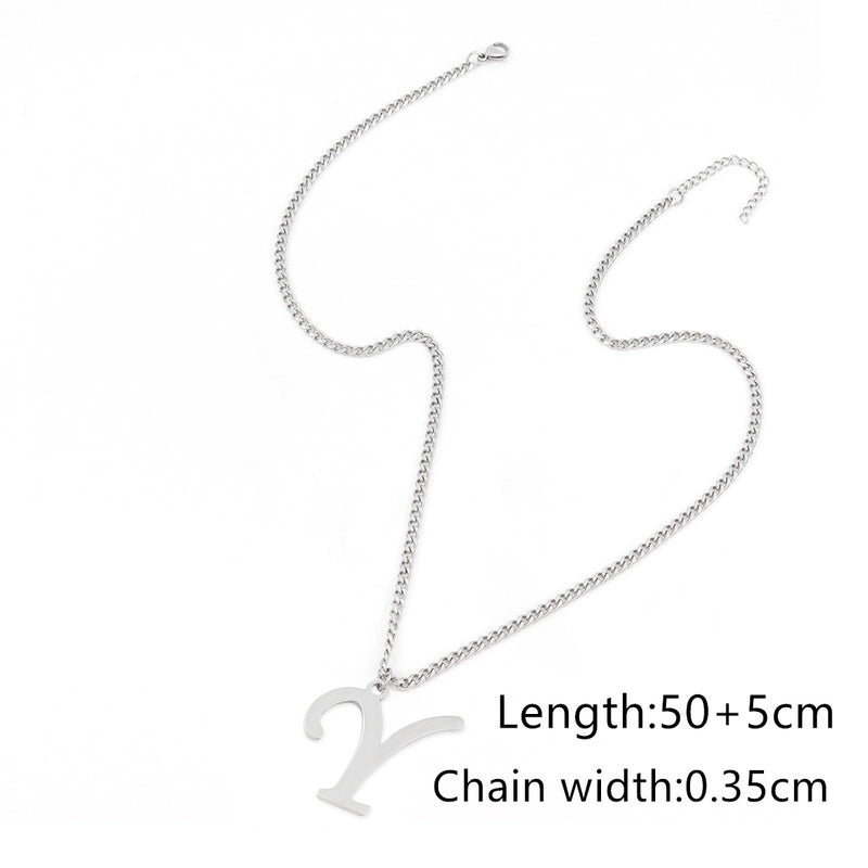 Retro Minimalist Classic Style Letter 201 Stainless Steel 304 Stainless Steel Men’s Pendant Necklace