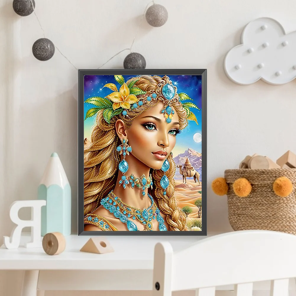 Diamond Painting - Partial Special Shaped Drill - Beauty(Canvas|30*30cm)