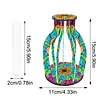 Vase Mandala En Bois-Ornement De Bricolage