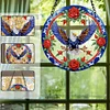 Animal Suncatcher Eagle Crystal Painting Ornaments Hanging Kit for Home Window Wall