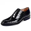 Handcrafted Genuine Alligator Leather Men&rsquo;s Classic Wholecut Oxford Shoes