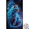Cat- Round AB Drills Diamond Painting(75*45cm)