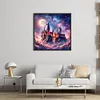Castle-11CT Stamped Cross Stitch 50*50cm/19.69*19.69in