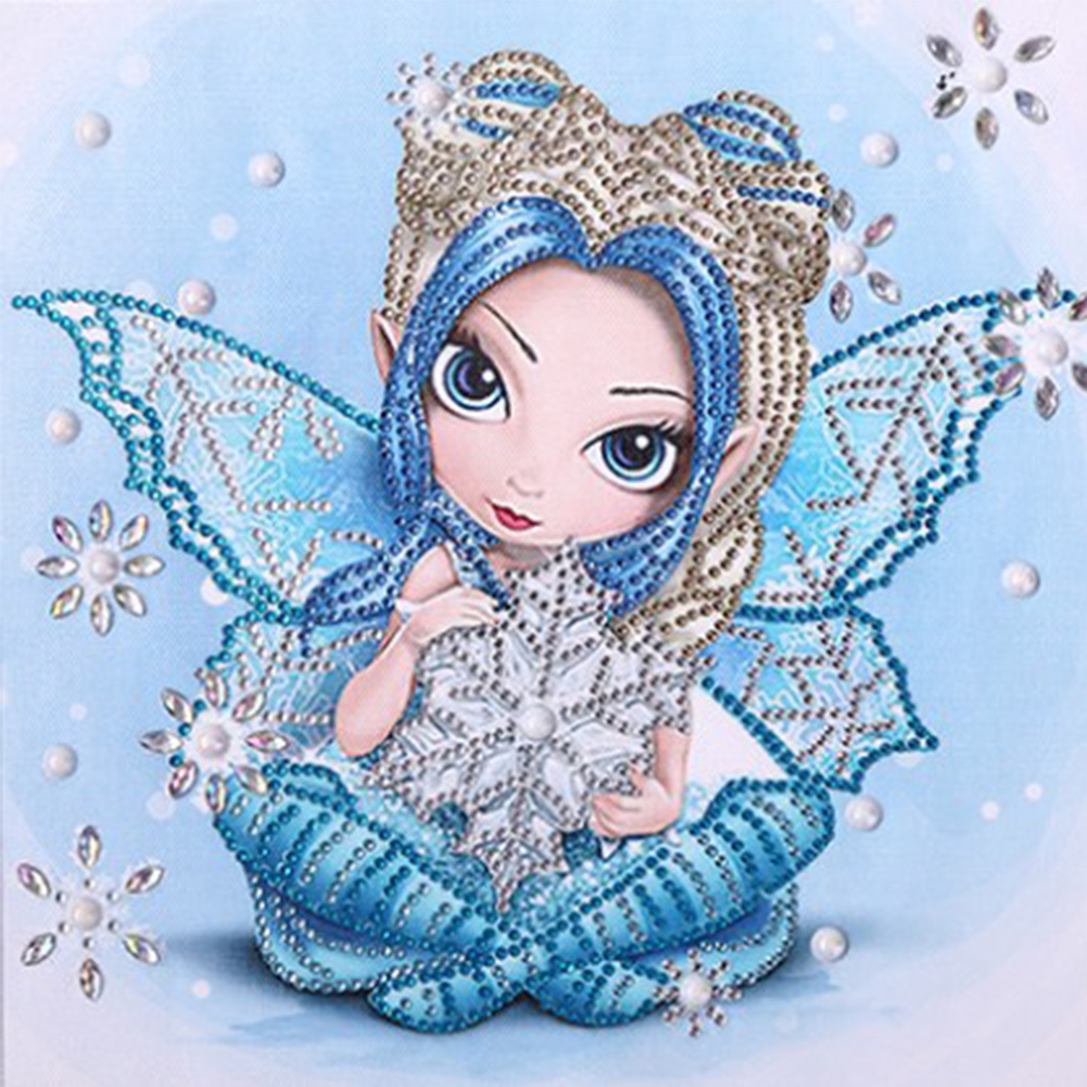 

Flower Fairy - Special Shaped Diamond Painting - 30*30CM, 501 Original