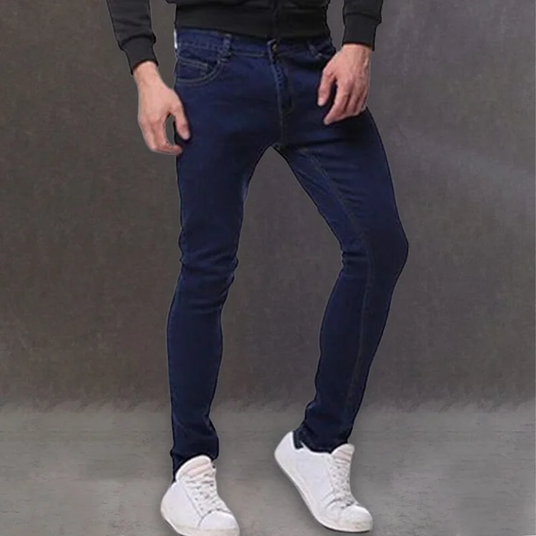 Slim Fit Denim Stretch Jeans for Men