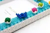 Pearl shell DIY Building Block Photo Frame Kit,Creative Handmade Assembled Photo Frame Handmade Craft Gift Home Tabletop Display Decor