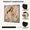 Pearl Painting Kit for Adults Angel Lantern Framed Wall Art
