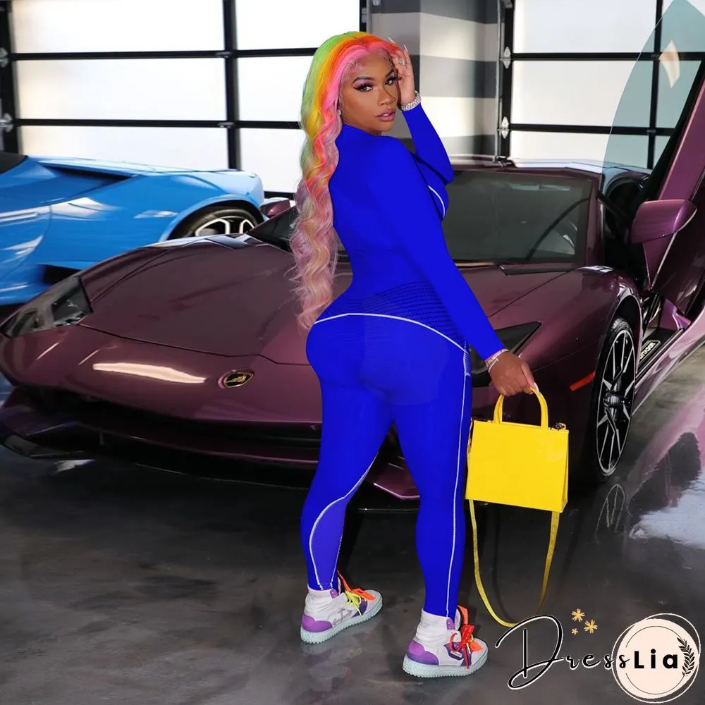 Sportswear Long Sleeve T Shirt Pants Joggers Suit