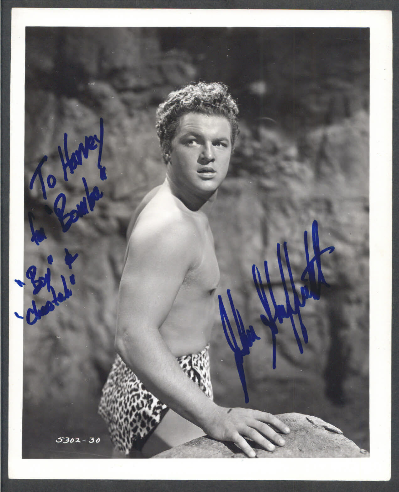 Johnny Sheffield Signed Vintage Celebrity Autograph Photo Poster painting - Tarzan