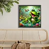 (40*40cm)Frog Sparrow - Full Round Drill Diamond Painting