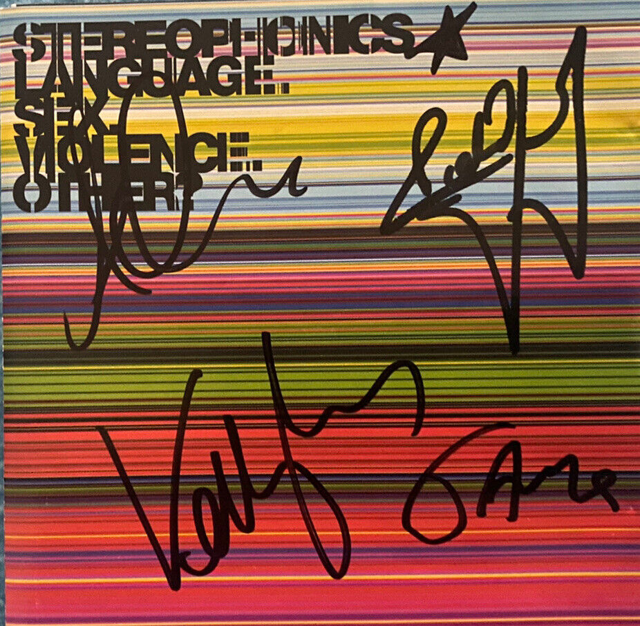 Stereophonics - Language, Sex, Violence, Other Signed Autographed Cd