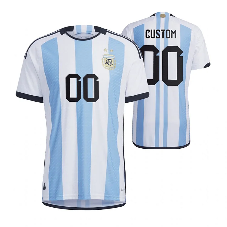 Argentinien Home Trikot WM 2022 ( Aufdruck Dein Name )
