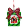 >SALE<Christmas Photo Frame 4PCS Photo Frame Hanging Diamond Painting Xmas Photo Frame