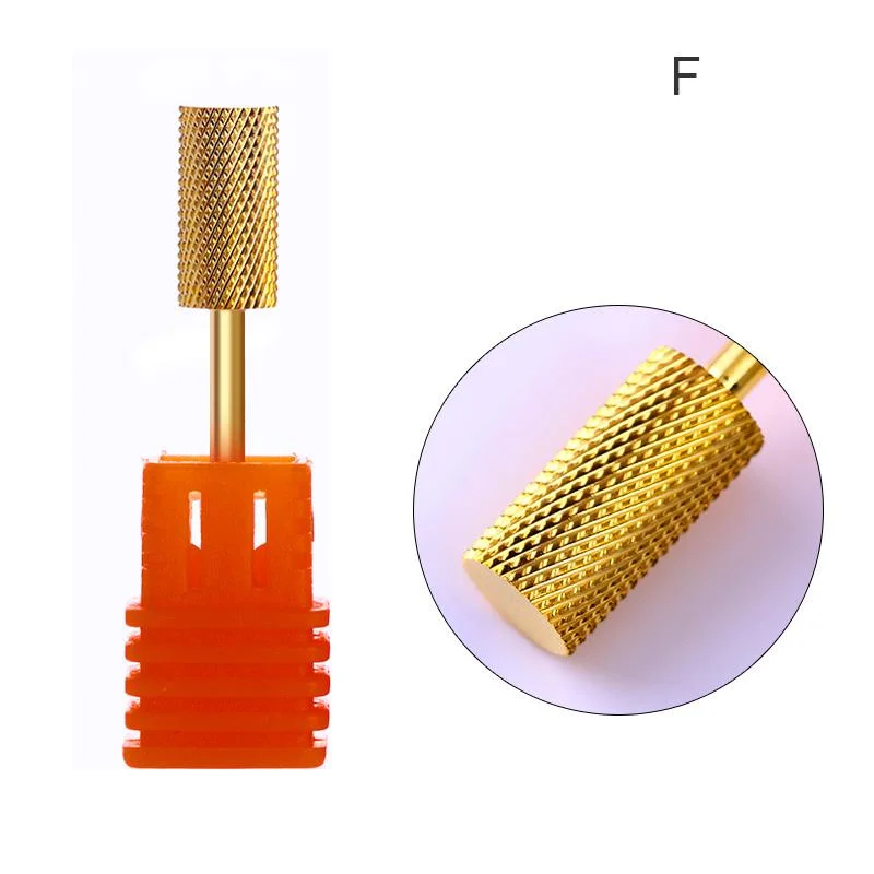 1 Pc Nail Drill Bit Multi-size Silver Manicure Nail Art Tool Electric Manicure Machine Device-Nail Inspo