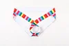 Men's Personality Trend Striped Letter Thong