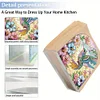Acrylic Napkin Holder Diamond Painting Kit for Home Table Decor (Hummingbird)