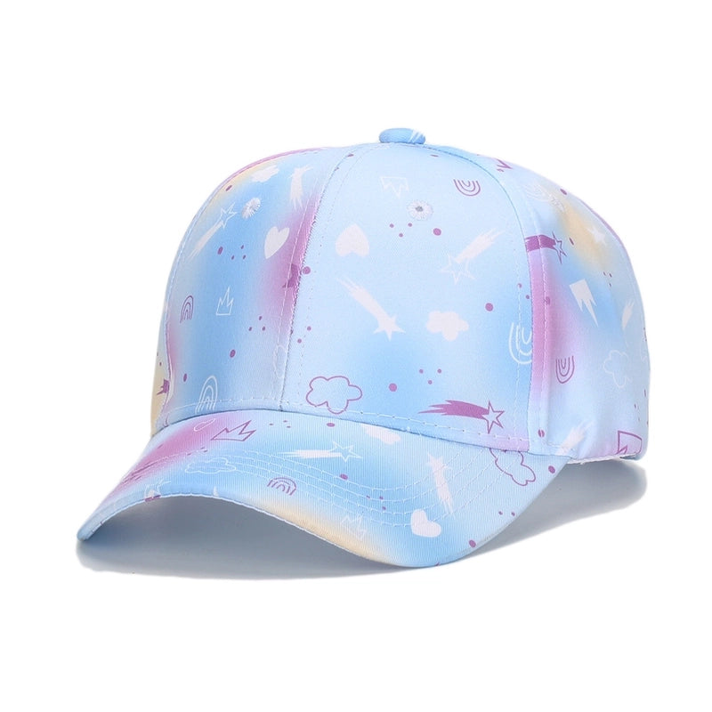 Children Unisex Streetwear Colorful Baseball Cap
