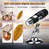 1000X Wifi Digital Microscope Magnifier Camera 8LED w/Stand for Android IOS