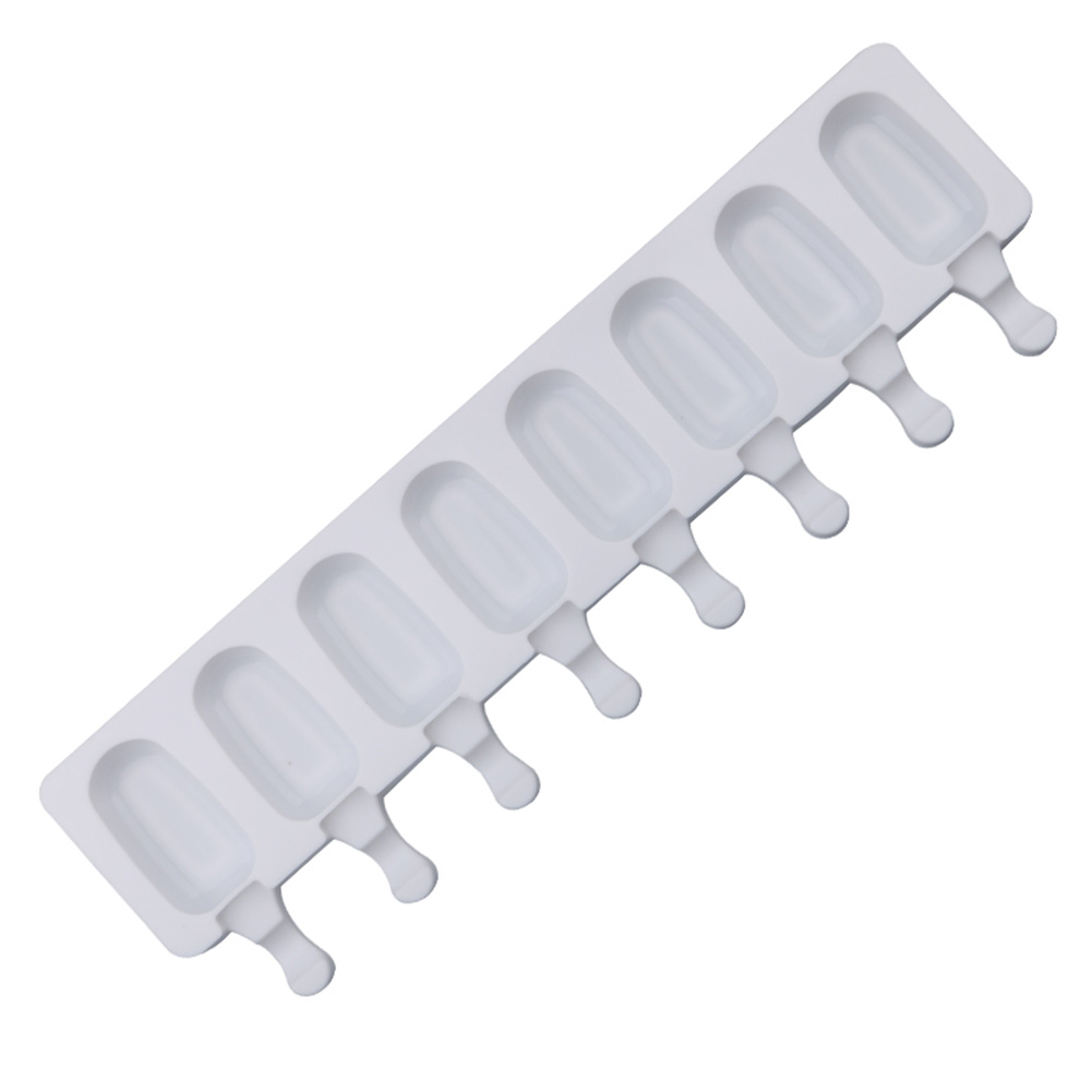 

Silicone Ice Cream Molds 8-Cavity Ellipse Ice Lolly Dessert DIY Mould Tray, 501 Original