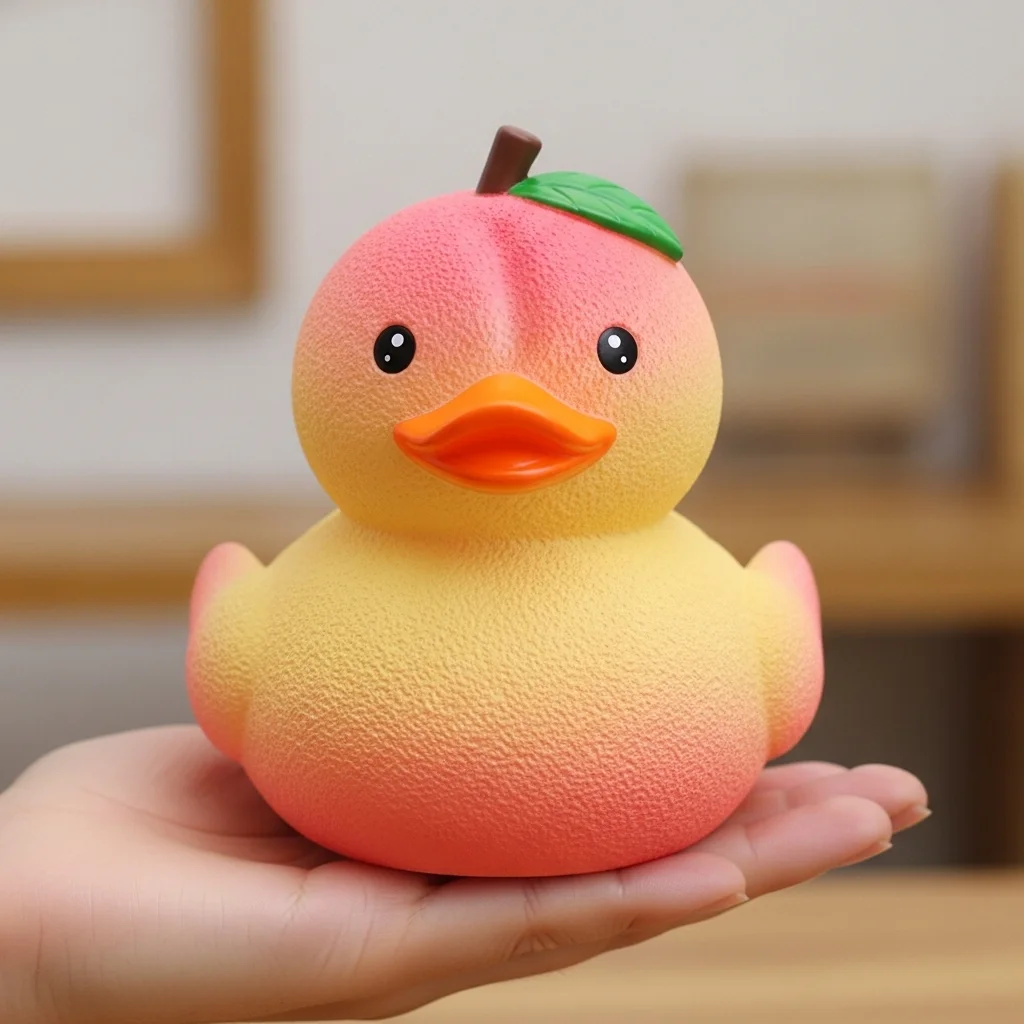 Fruit Duck Figurines - Whimsical Fusion of Fun & Fruit!