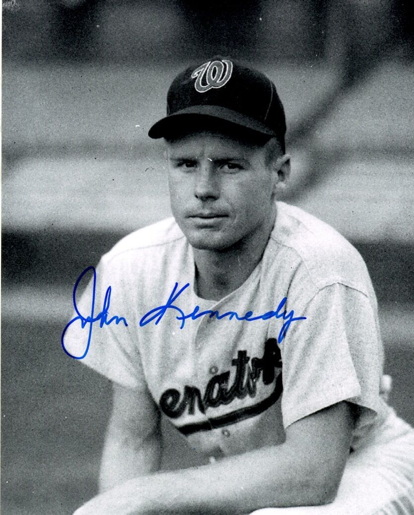 Signed 8x10 JOHN KENNEDY Washington Senators Autographed Photo Poster painting - COA