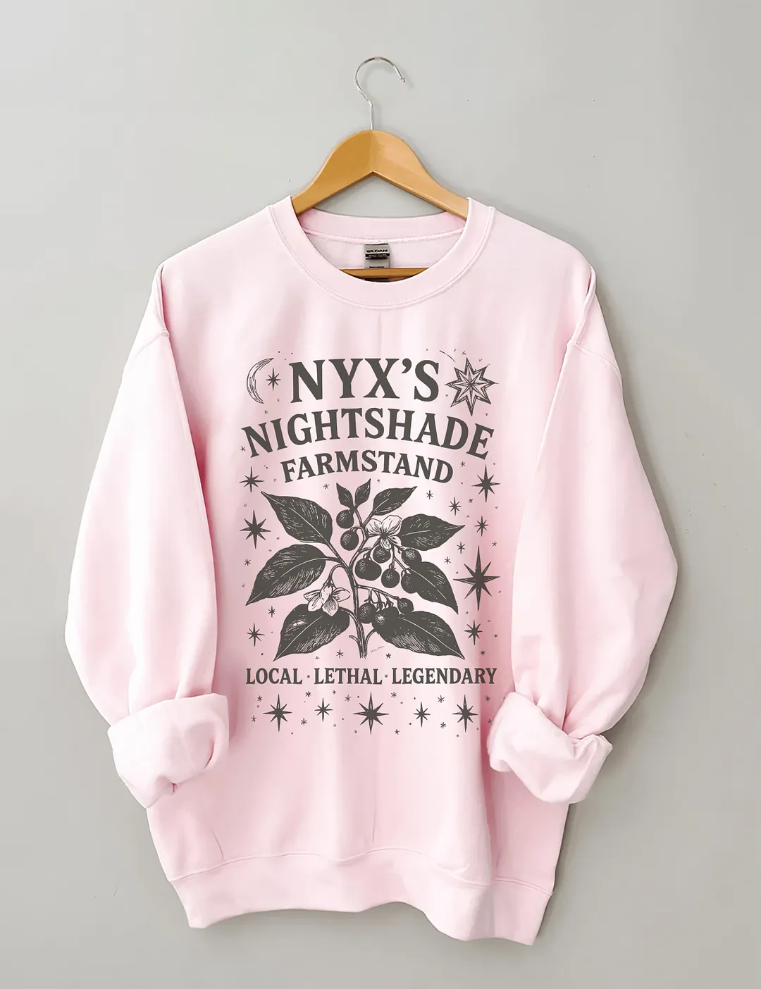 Nyx's Nightshade Farmstand Local Lethal Legendary Sweatshirt