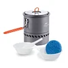 1.5L Heat Exchanger Pot Camping Pot Portable Outdoor Picnic Cooking Cookware