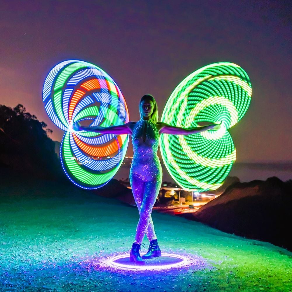 Led Fan Performance Moves Dynamic LED Flow Fans