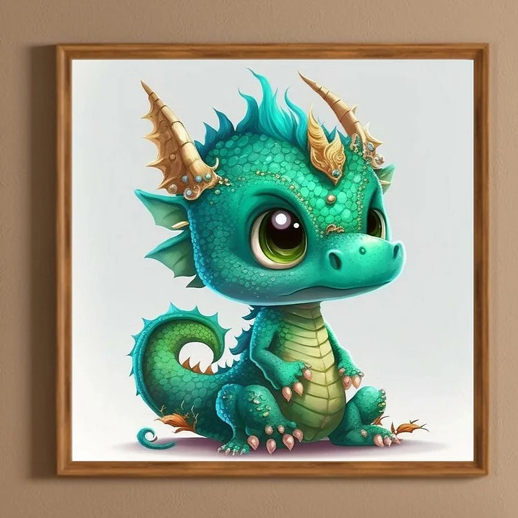 CoHraeu Diamond Painting Kits Cute Dinosaur Baby, Beautiful Diamond  Painting Picture Round Drill and Full Drill Diamond Art Kits for Adult Home  Wall